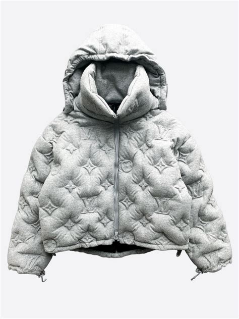 louis vuitton velour monogram jacket|lv monogram boyhood puffer jacket.